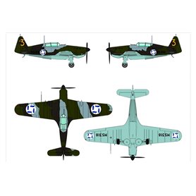 Dora Wings 1:48 Morane-Saulnier MS.406.C1 - FINNISH ACES