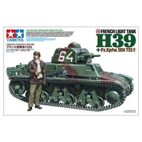 Tamiya 35389 1/35 French Light Tank H39 Pz.Kpfw.38H 735(f)