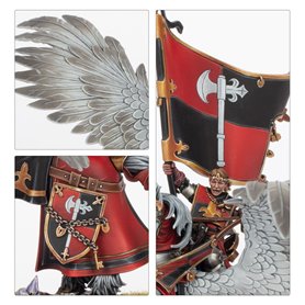 Kingdom Of Bretonnia: Battle Standard On Royal Pegasus