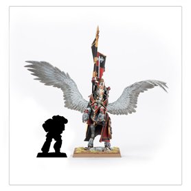 Kingdom Of Bretonnia: Battle Standard On Royal Pegasus