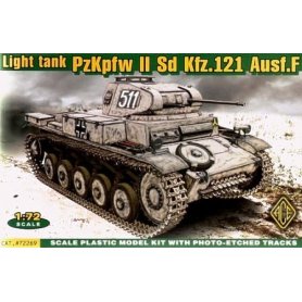 Attack Hobby Kits - 72870 - PzKpfw II Ausf. c - 1/72 Scale Model