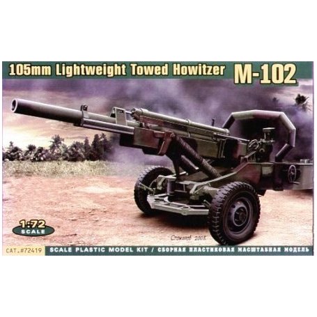 Ace 1:72 72419 105mm Lightweight Towed Howitzer M-102