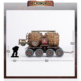 Necromunda PROMETHIUM TANKS ON CARGO-8 TRAILER