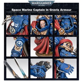 Space Marines Captain In Gravis Armour