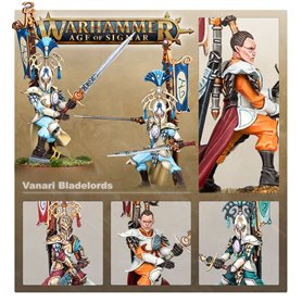 Warhammer AGE OF SIGMAR Lumineth Realm-Lords Vanari Bladelords