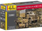 Heller 1:72 3ton 4x2 Cargo Truck z działem przeciwpancernym Pak 40 75mm