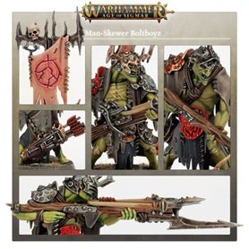 Warhammer AGE OF SIGMAR Orruk Warclans Man-Skewer Boltboyz