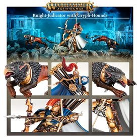 Stormcast Eternals Knight-Judicator with Gryph-Hounds