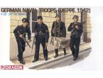 Dragon 1:35 GERMAN NAVAL TROOPS / DIEPPE 1942 | 4 figurines | 