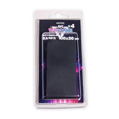 AK Interactive Podstawki prostokątne RECTANGULAR BASES 100mm x 50mm - 5szt.