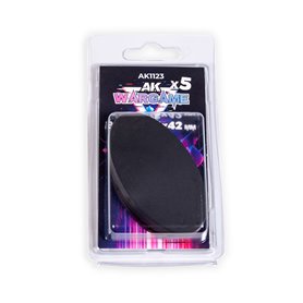 OVAL BASES 75x42mm x 5 units