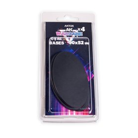 OVAL BASES 90x52mm x 4 units