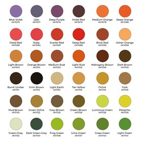 WARGAME PAINT IT ALL BOX 108 COLORS 3GEN