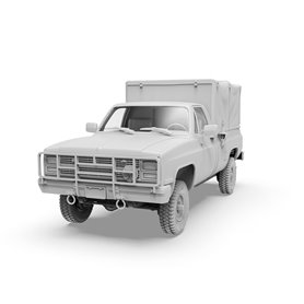 M1008 CARGO TROOP CARRIER WITH TARP