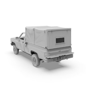 M1008 CARGO TROOP CARRIER WITH TARP