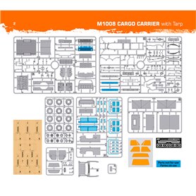 M1008 CARGO TROOP CARRIER WITH TARP