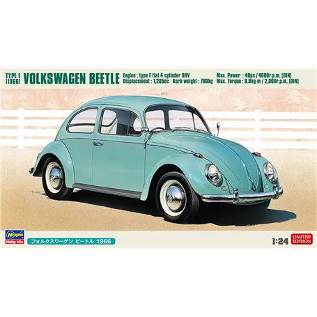 Hasegawa 20732 Volkswagen Beetle Type 1 (1966)