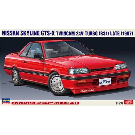 Hasegawa 20448 Nissan Skyline GTS-X TwinCam 24V Turbo (R31) Late (1987)