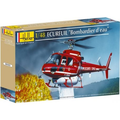 Heller 1:48 Ecureuil Bombardier deau Aerospatiale AS 350B