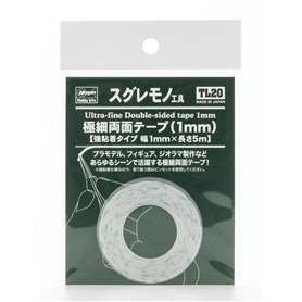 Hasegawa TL20-71050 Ultra-Fine Double-Sided Tape 1 mm