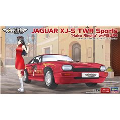Hasegawa 1:24 Jaguar XJ-S TWR Sports - HAKU RINPHA W/FIGURE