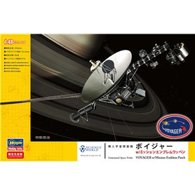 Hasegawa SP635-52435 Unmanned Space Probe Voyager w/ Mission Emblem Patch