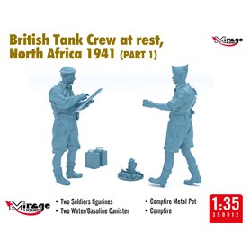 Mirage 350012 British Tank Crew at Rest, North Africa 1941 (Part 1)