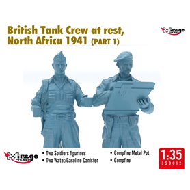 Mirage 350012 British Tank Crew at Rest, North Africa 1941 (Part 1)