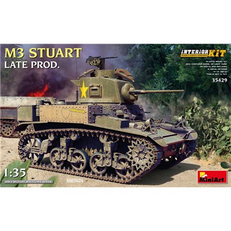 Mini Art 1:35 M3 Stuart - LATE PRODUCTION - INTERIOR KIT