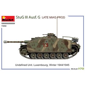 Mini Art 1:72 Sturmgeschutz StuG.III Ausf.G - LATE MIAG PRODUCTION