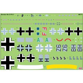ICM 48273 Do 217K-1 WWII German Bomber