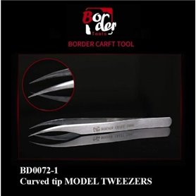 Border Model BD0072-1 HG Curved Tip Mod. Tweezers 
