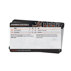 Kill Team Datacards Goremongers