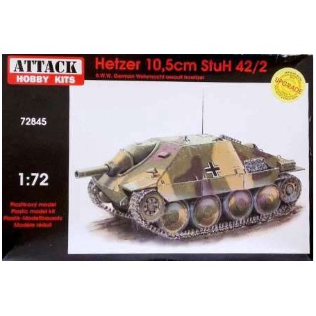 Attack 1:72 Jagdpazer 38t Hetzer w/105mm StuH 42/2 howitzer 