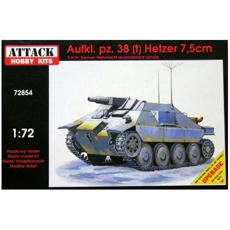 Attack 1:72 Aufklarungspanzer 38t Hetzer w/75mm howitzer