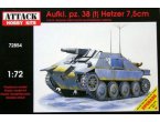 Attack 1:72 Aufklarungspanzer 38t Hetzer w/75mm howitzer