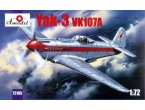 Amodel 1:72 Yakovlev Yak-3 VK107A 