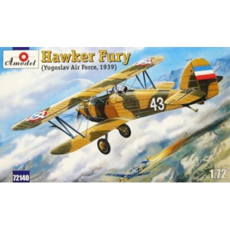 Amodel 1:72 72140 HAWKER FURY YUGOSLOVI.