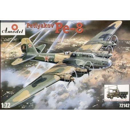 Amodel 1:72 Petlyakov Pe-8 and AS-2