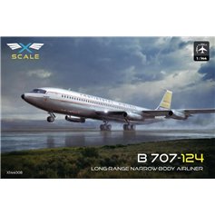 X-Scale 1:144 B707-124 - LONG RANGE NARROW BODY AIRLINER 