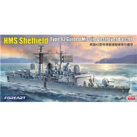 Fore Art 3001 1/350 HMS Sheffield Type 42 Guided Missile Destroyer Batch I