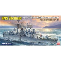 Fore Art 1:350 HMS Sheffield - TYPE 42 GUIDED MISSILE DESTROYER BATCH I 