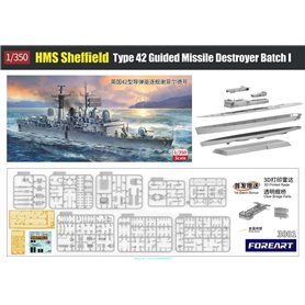 Fore Art 3001 1/350 HMS Sheffield Type 42 Guided Missile Destroyer Batch I