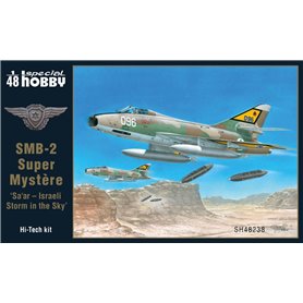 Special Hobby 48238B SMB-2 Super Mystere 'Sa’ar – Israeli Storm in the Sky' Kit + Book