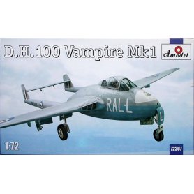 Amodel 1:72 72207 D.H. 100 VAMPIRE MK I