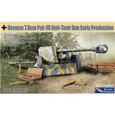 Gecko Models 16GM0012 German 7,5 cm Pak 40 Anti-Tank Gun Early Prod.