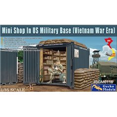Gecko Models 35GM0118 Mini Shop in US Military Base (Vietnam War Era)