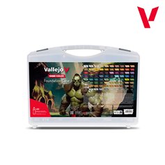 Vallejo GAME COLOR Zestaw farb FOUNDATION CASE - 80 kolorów