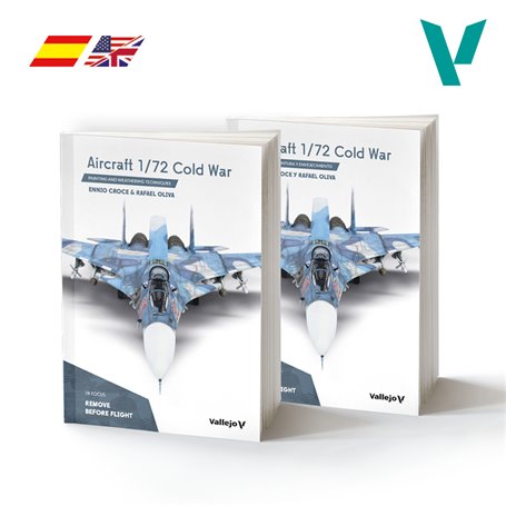 VALLEJO 75071 Książka: Aircraft 1/72 Cold War Painting & Weathgering Techniques