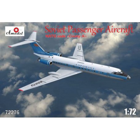 Amodel 1:72 72276 TU-134 AEROFLOT